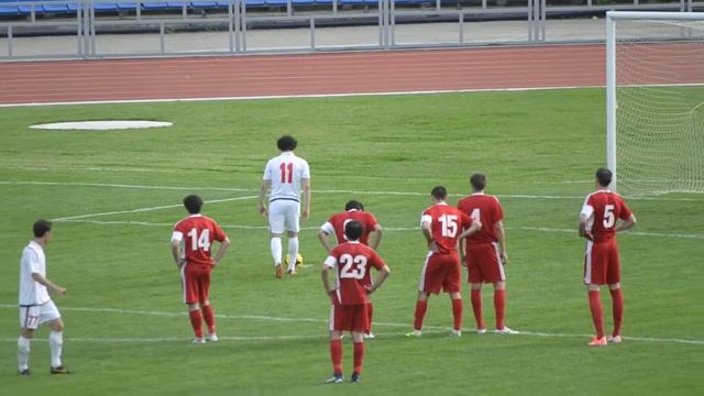 пенальти в ворота Машука. 1:1. смотреть онлайн