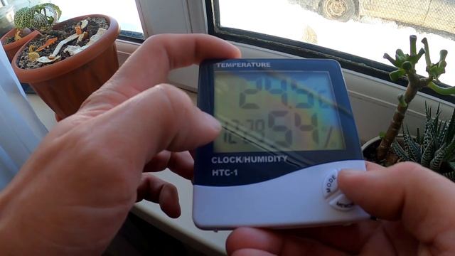 ГИГРОМЕТР+ТЕРМОМЕТР. HTC-1 Инструкция/обзор. Измеряем влажность воздуха. смотреть онлайн