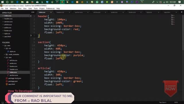 Sass Tutorial in Hindi part 07: what is @import in SASS and how it use | in Hindi/Urdu смотреть онлайн