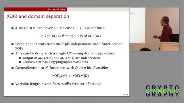 Joan Daemen (STMicroelectronics & Radboud University) | Permutation Based Cryptography смотреть онлайн