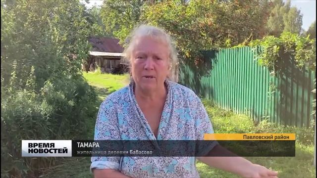 Огромный провал образовался в деревне Бабасово Павловского района смотреть онлайн