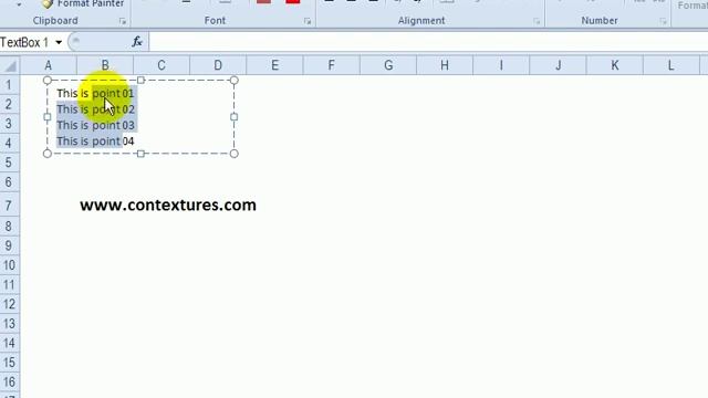 Add Bullets in Excel TextBox or Cell смотреть онлайн