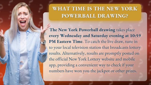 What Time Is The New York Powerball Drawing?