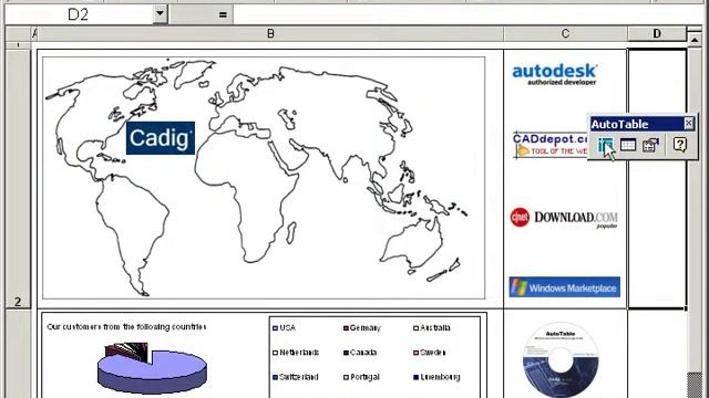 How to import the images or charts from Excel to AutoCAD смотреть онлайн