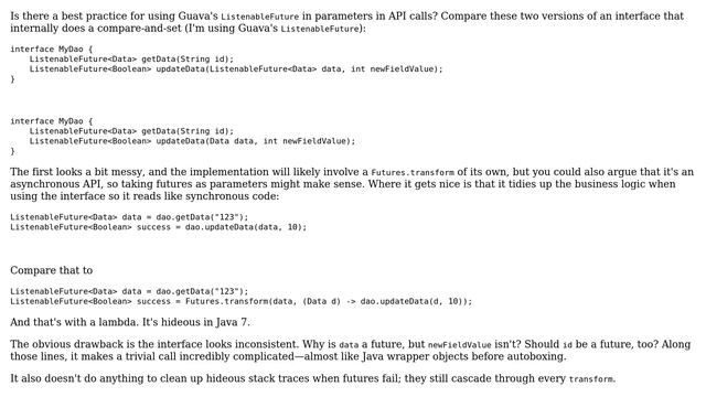 Software Engineering: Best practice for parameters in asynchronous APIs in Java смотреть онлайн