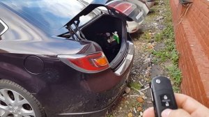 Mazda 6 automatic trunk open /автоматическое открытие багажника мазда 6