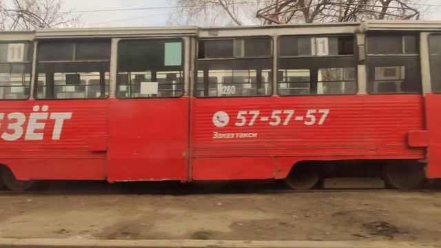 Троллейбус, маршрут 5А,Тролза-5265.00"Мегаполис" б.2305 (16.04.2022) +простой трамваев обрыв к/с смотреть онлайн