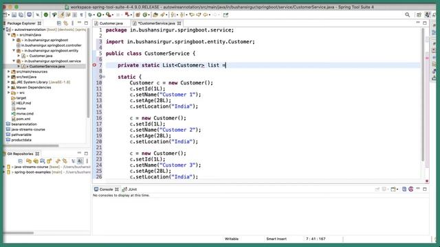 Spring boot @Autowired annotation with example смотреть онлайн
