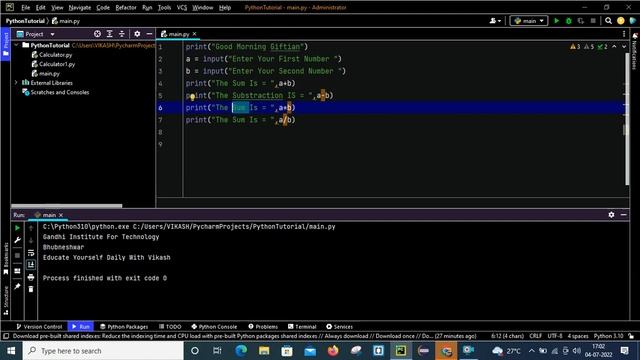 USER-DEFINED FUNCTIONS IN PYTHON WITH EXAMPLE|EDUCATE YOURSELF DAILY смотреть онлайн
