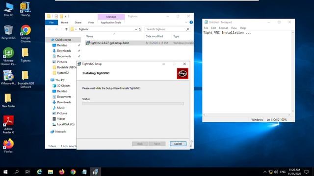 How to Install TightVNC for Remote access ll VNC Server ll VNC Viewer смотреть онлайн