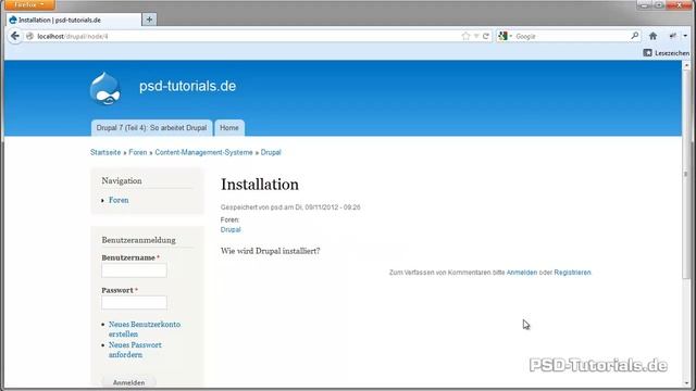 Drupal Tutorial: Ein Forum und eine Umfrage anlegen смотреть онлайн