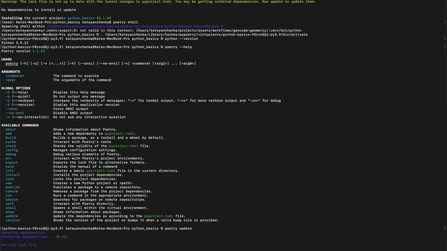 Установка питона и окружения: Poetry, VS, PyCharm, Github смотреть онлайн