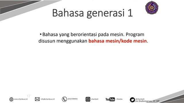 Algoritma & Pemrograman: Rencana Pembelajaran Semester (RPS) смотреть онлайн