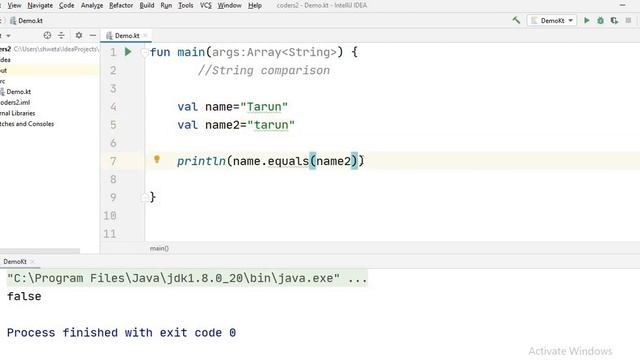 #7 Kotlin : String Comparison in Kotlin | kotlin for Android | Kotlin Tutorial 2020 смотреть онлайн