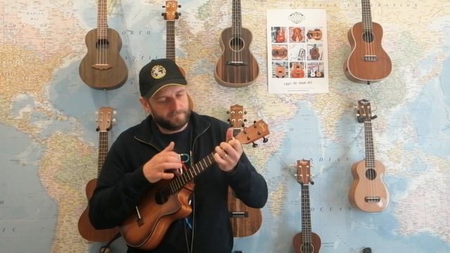 Uma UK-17ST Electro Tenor Ukulele Demo with Effects смотреть онлайн