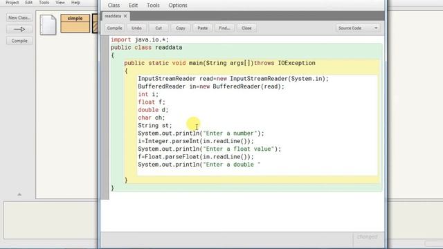 How to accept different types of data types from user using Io package in BLUEJ editor|BLUEJ progra смотреть онлайн