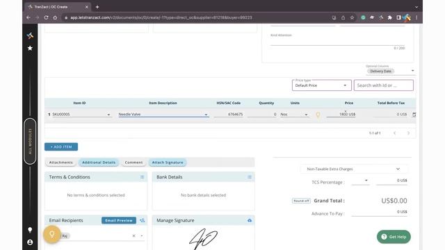 How to create foreign OC on TranZact? смотреть онлайн