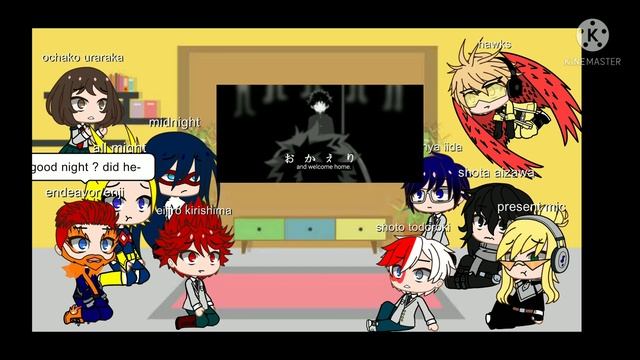 pro heroes + some of class 1A react to middle school deku part 1 my first reaction video смотреть онлайн