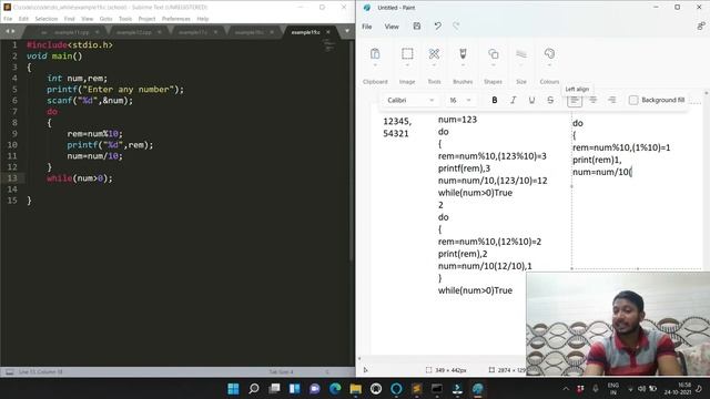 C Language do while loop first and last digit sum in hindi #03 смотреть онлайн