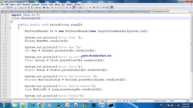 Part 5 Reading Data By BufferedReader and DataInputStream in Java Programming смотреть онлайн