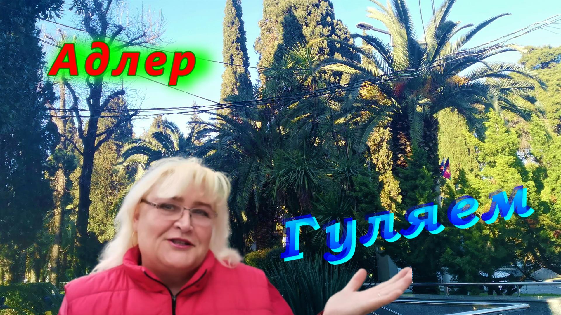 Теплый, красивый, зеленый/ Прогулка по Адлеру сегодня смотреть онлайн