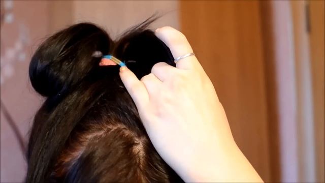 Бант из волос самому себе ЗА 5 МИНУТ Hair bow in 5 minutes смотреть онлайн