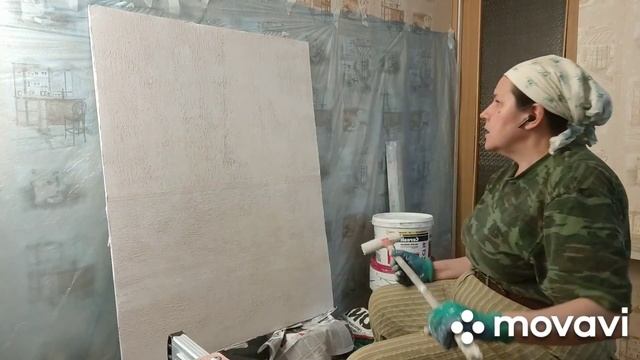 Шаг 3, кварц грунт, адгезионная грунтовка под декоративную штукатурку смотреть онлайн