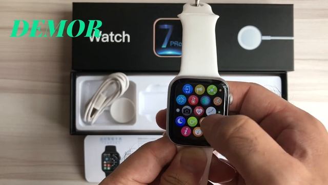 DEMOR IWO W37 Pro Smart Watch Series 7 44mm Men Women Smartwatch Unboxing Review Relógio inteligent смотреть онлайн