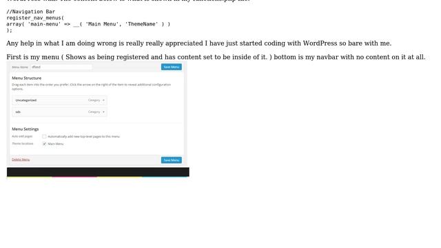 Wordpress: Nav-Menu not showing up смотреть онлайн