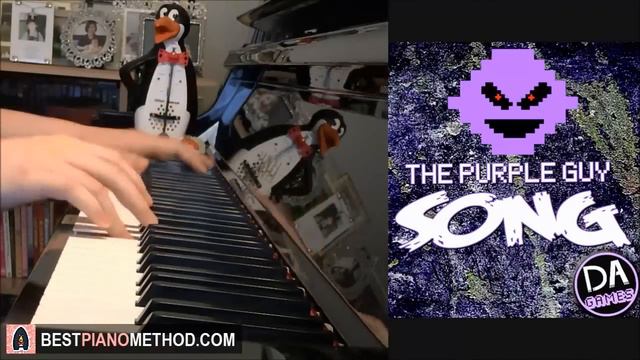FNAF 3 Song - I'm The Purple Guy - DAGames (Piano Cover By Amosdoll)