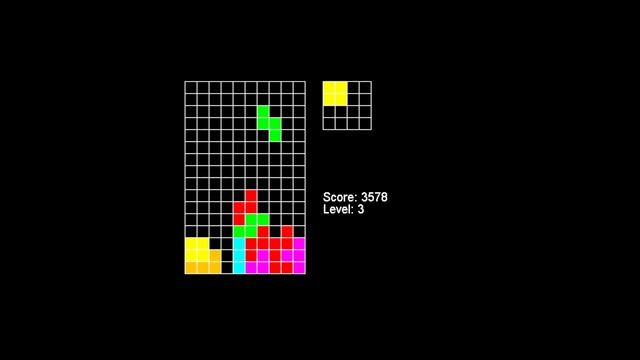 Tetris Game in Java смотреть онлайн