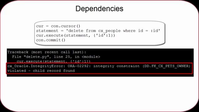 Delete (cruD) Using CX_ORACLE and Python смотреть онлайн
