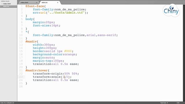 Les feuilles de style CSS (11/15) - Transformations et ombre portée смотреть онлайн