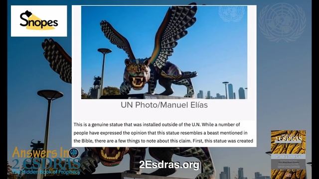 What Is This Beast Recently Installed at the U.N?. Answers In 2nd Esdras Part 8B смотреть онлайн