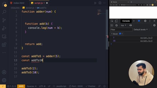 Closure in Javascript смотреть онлайн