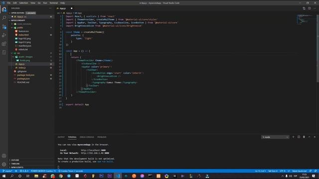 React Js #03 || Dark theme + Material UI смотреть онлайн