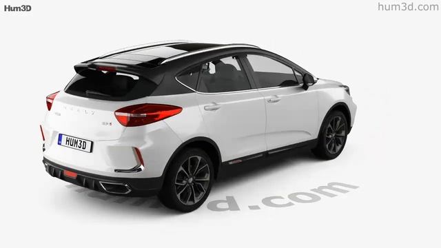 Geely Emgrand GS Dynamic 2019 3D model by Hum3D.com смотреть онлайн
