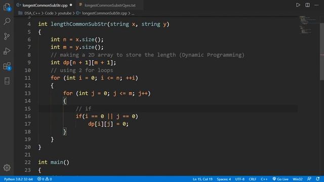 Longest Common Substring | Dynamic Programming смотреть онлайн