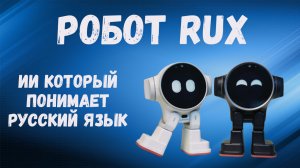 Обзор робота Rux, который понимает русский язык
