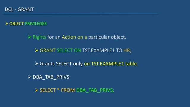 44 Oracle SQL Developer Tutorial For Beginners 51 DCL Object Privileges смотреть онлайн