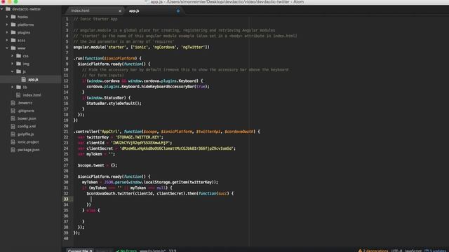 How To Easily Use The Twitter REST Api With AngularJS смотреть онлайн