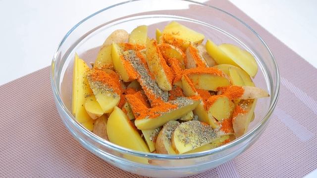 Картошка по-деревенски! Хрустящая снаружи и мягкая внутри! Рецепт #48 смотреть онлайн