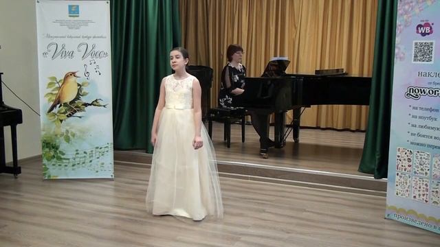 Костикова Валерия - А. Аренский "Спи, дитя моё, усни" смотреть онлайн