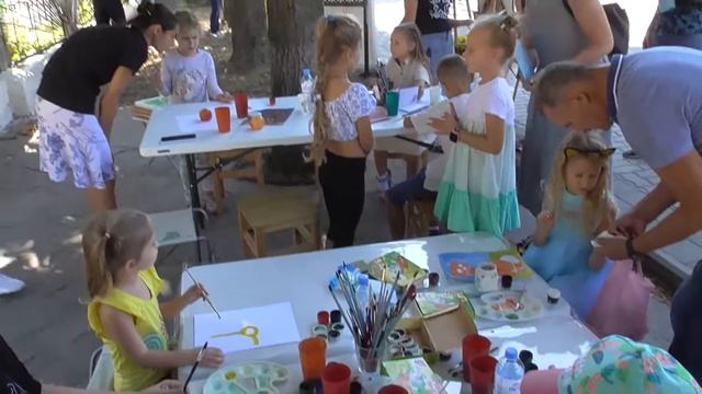 Открытый урок и мастер-класс в парке имени Горького. День города Таганрога. смотреть онлайн