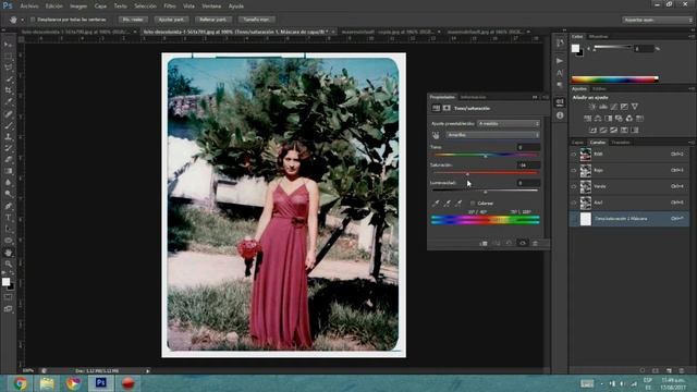 Como Restaurar el Color de una Foto Antigua con photoshop cs6 смотреть онлайн