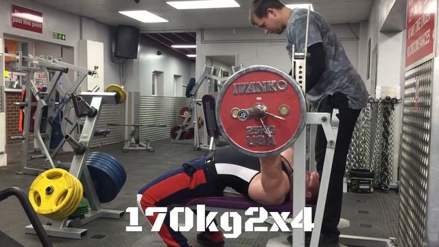 жим лежа 180кг с прогресом,8 недель до макса !!! bench press 180kg with progress 8weeks left for ma смотреть онлайн