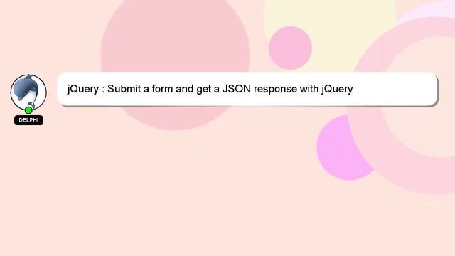 jQuery : Submit a form and get a JSON response with jQuery смотреть онлайн
