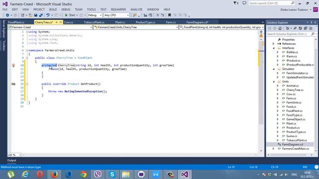 OOP Exam - 24 Oct 2014 - Problem 2 - Farmers Creed смотреть онлайн