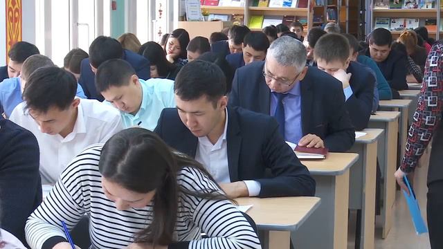 Диктант на латинице написали в Костанае смотреть онлайн