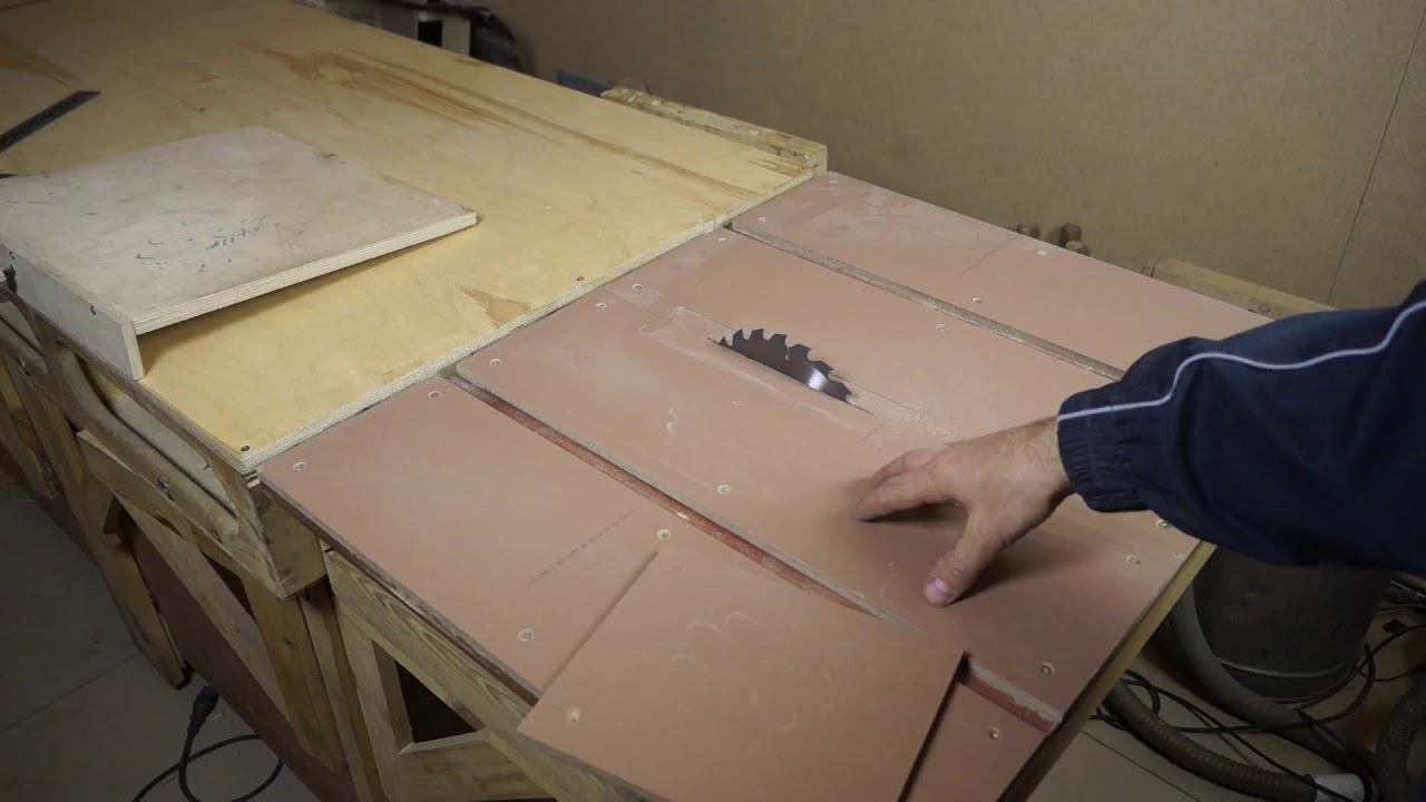 Простой стол для циркулярной пилы из обрезков ламината смотреть онлайн